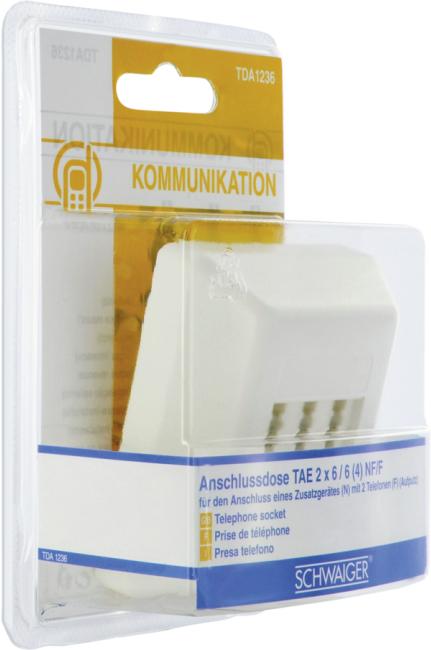 Actual product image Schwaiger TAE Connector Socket NF/F