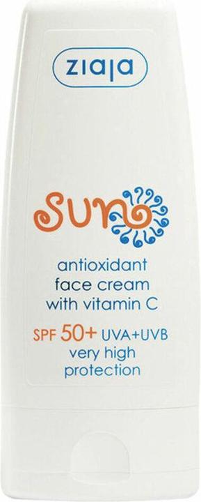 Ziaja Antioxidant sunscreen with vitamin C SPF 50+ (Face Cream) 50 ml (Suntan cream, SPF 50+, 50 ml)