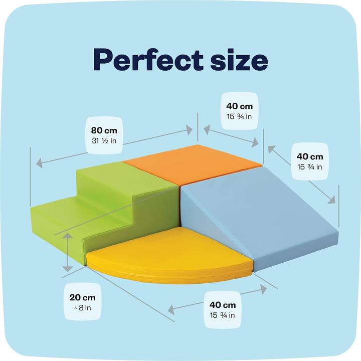 Actual product image Iglu Soft building block set for children (4 blocks)