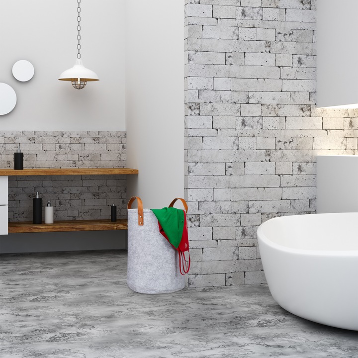 Image du produit Relaxdays Corbeille lessive, en feutre (28 l)