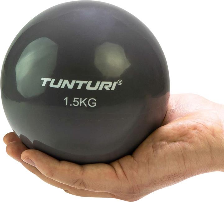 Produktbild Tunturi Yoga und Pilates Toning Ball Anthrazit (1.50 kg, 130 mm)