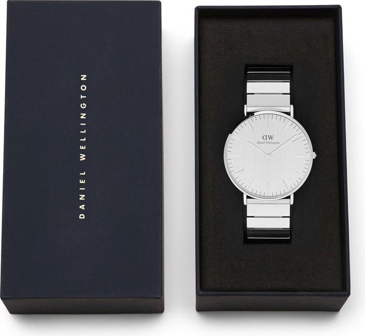Productafbeelding Daniel Wellington Klassieke Piano Link Zilver Unitone (Analoog horloge, 40 mm)