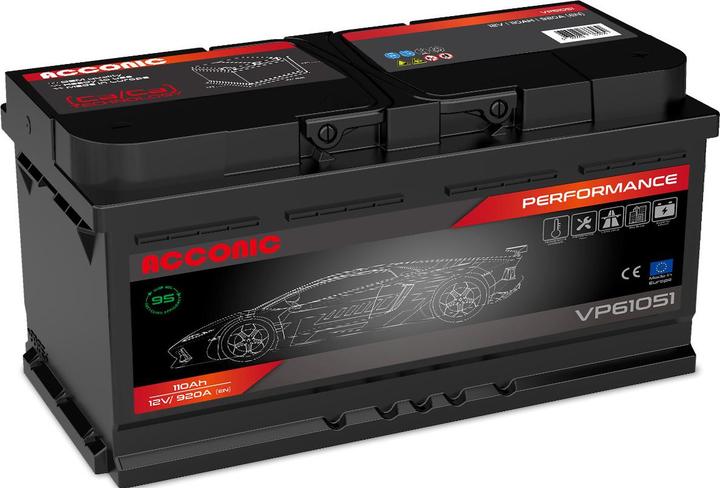 Produktbild Acconic VP61051 Performance 110Ah Autobatterie 610 402 092 (110 Ah)
