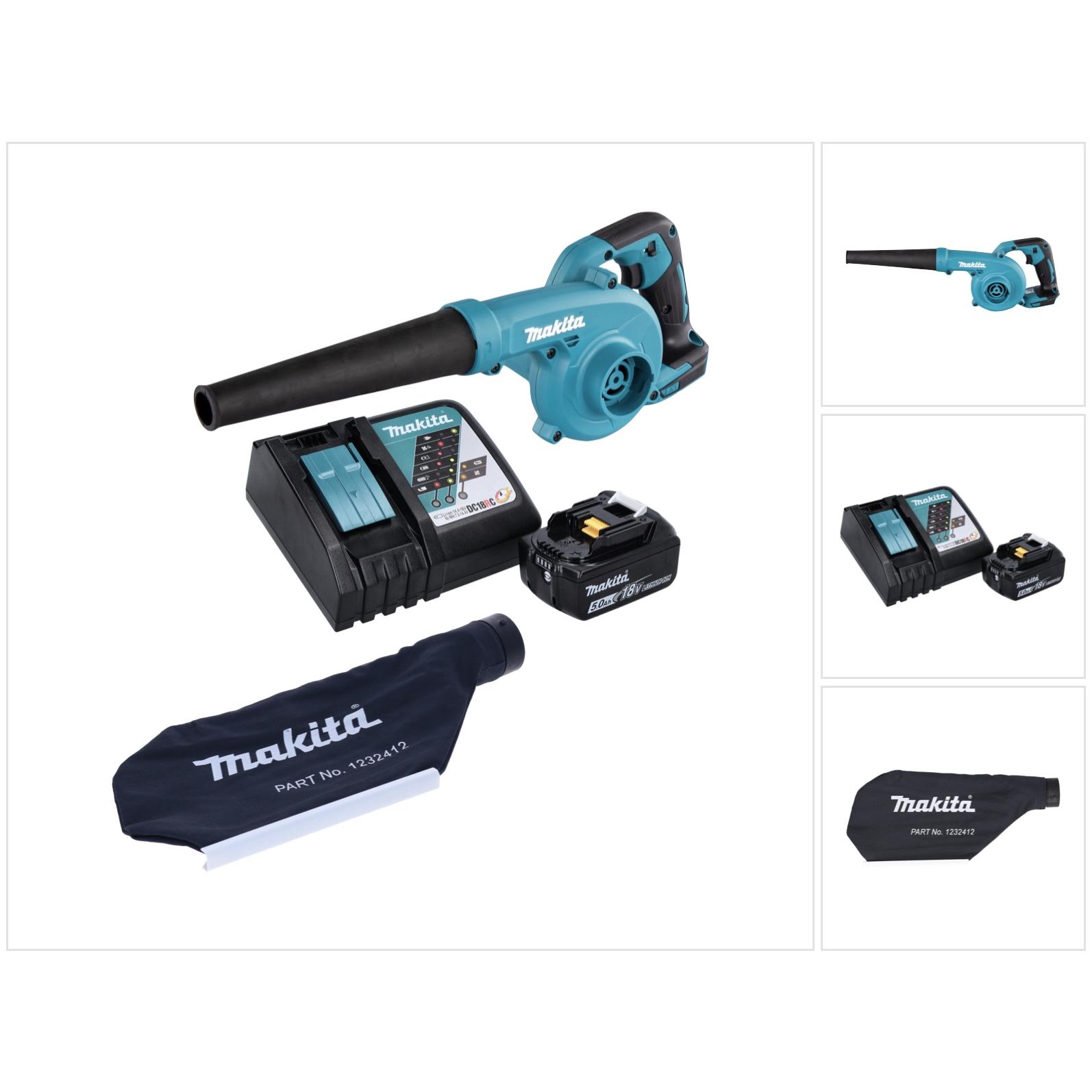 Makita, Laubsauger + Laubbläser, DUB 185 RT1 (Akkubetrieb, Laubsauger)
