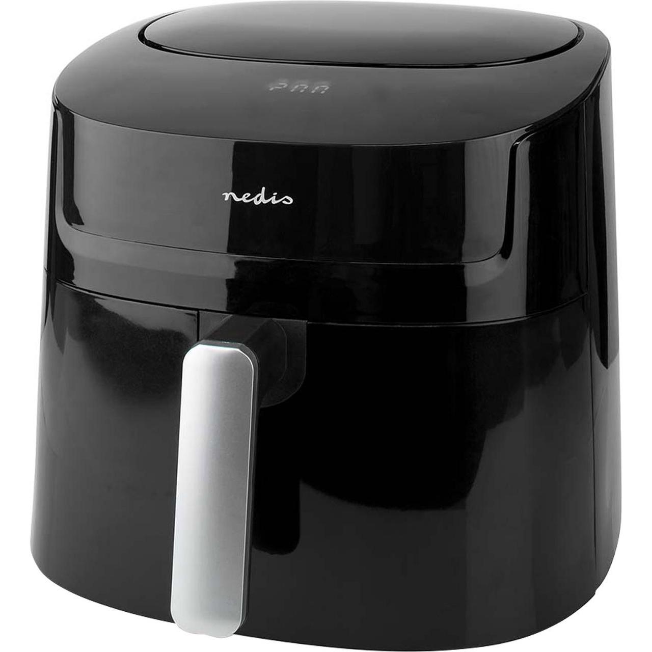 Nedis Heissluft Friteuse 7,2 l Timer: 240 min Anzahl voreingestellter Programme: 8 Digital , Fritteuse, Schwarz