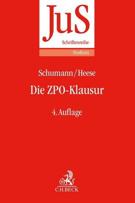 Produktbild Die ZPO-Klausur (Deutsch, Ekkehard Schumann, Michael Heese, 2023)