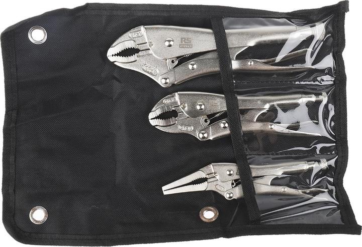 Produktbild RS PRO 3 piece locking plier set (250 mm)