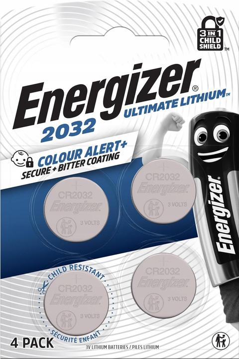 Energizer Ultimate Lithium (4 Stk., CR2032, 235 mAh)