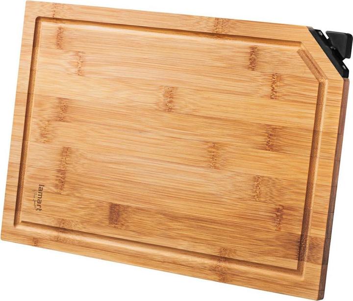 Actual product image Lamart cutting board 32×22×1.2 cm with sharpener