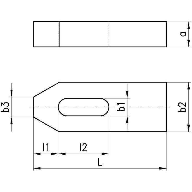 Thumbnail - Amf, Zubehör Maschine, Spanneisen einfach
