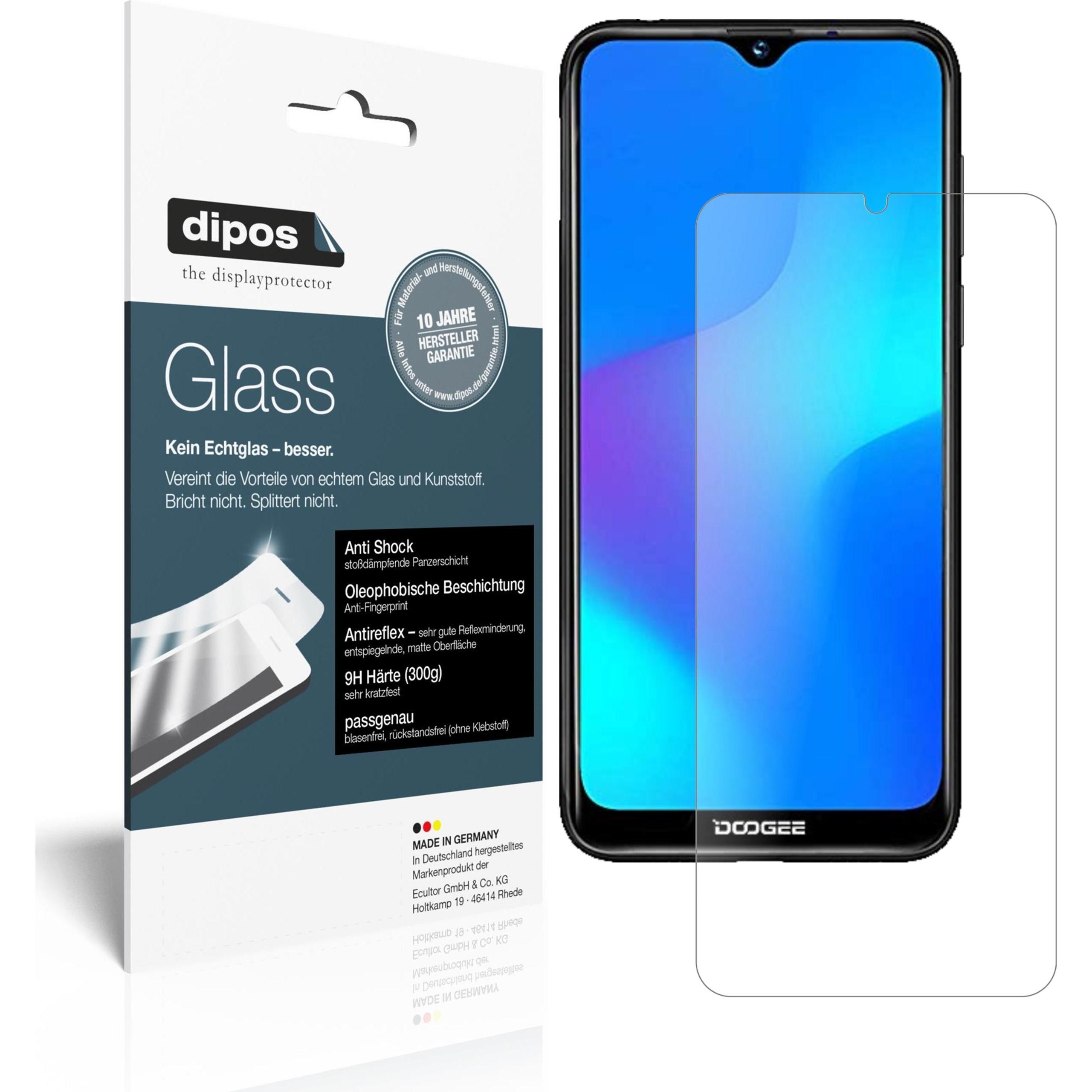 Dipos Displayschutz Anti-Shock (2 Stück, Doogee Y8), Smartphone Schutzfolie, Transparent