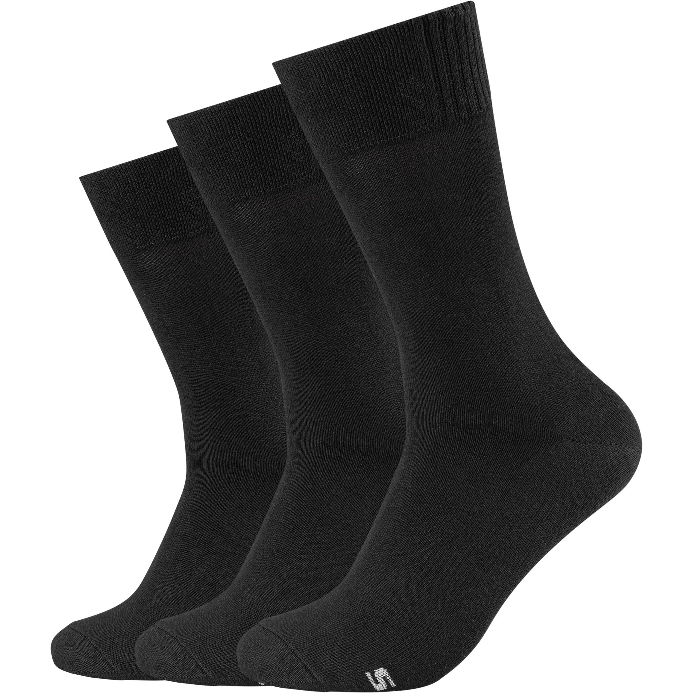 Skechers, Herren, Socken, Basic, Schwarz, (3er Pack, 43 - 46)