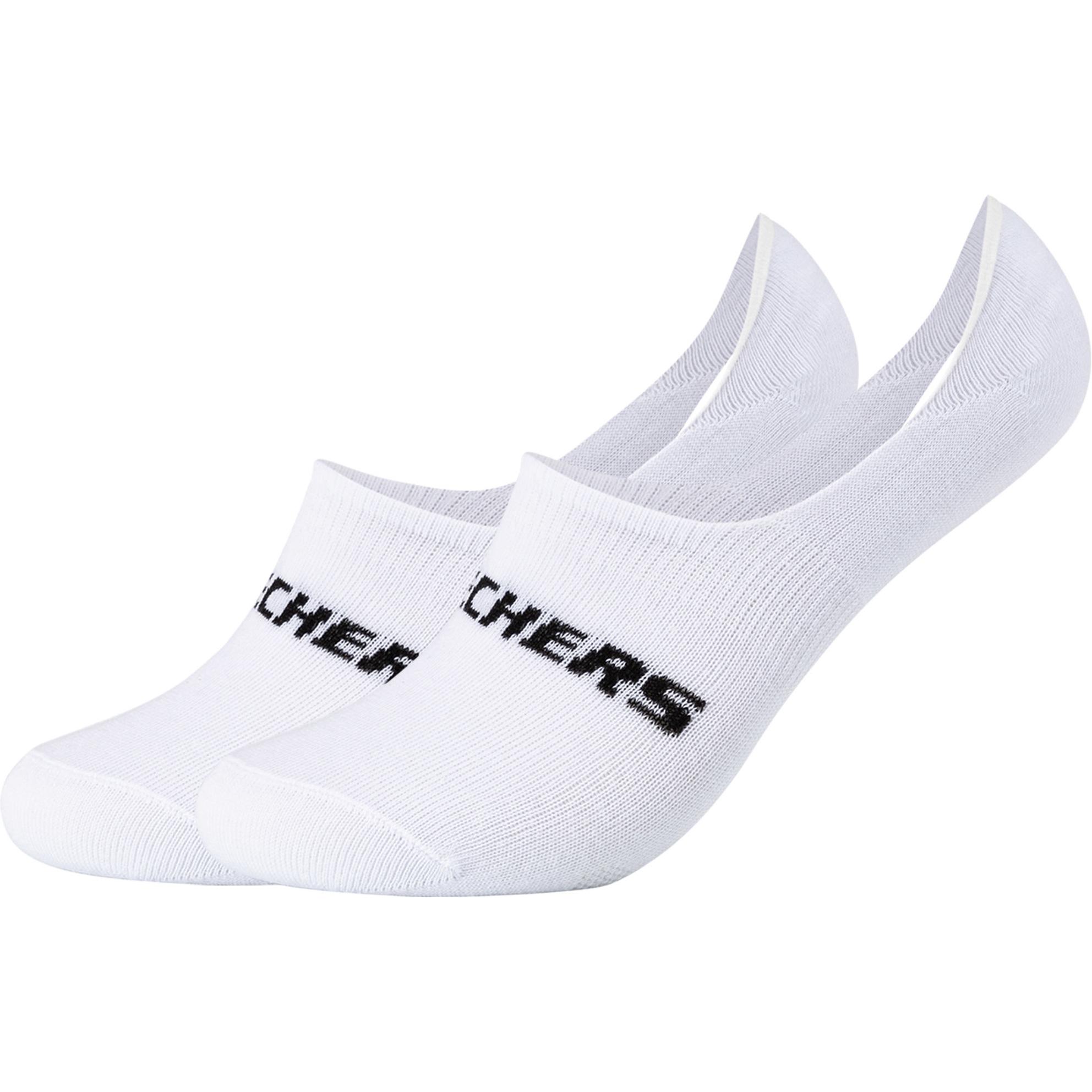 Skechers, Unisex, Socken, Mesh Ventilation, Weiss, (2er Pack, 43 - 46)