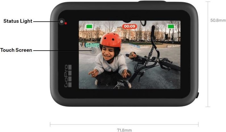 Productafbeelding GoPro HERO9 Black (24p, Bluetooth, WiFi)