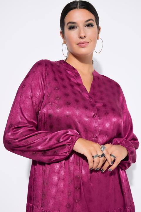 Actual product image Studio Untold Maxikleid, A-Line, schimmernder Ray-Print (50, 52)