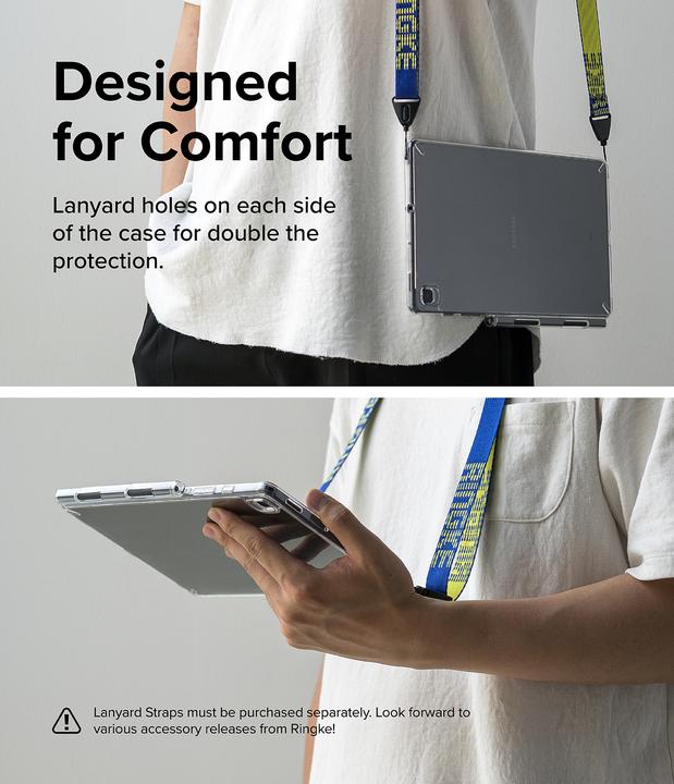 Actual product image Ringke Fusion PC Case with TPU Buffer for Samsung Galaxy Tab S6 Lite Transparent (FSSG0078) (Samsung Galaxy Tab S6 Lite)