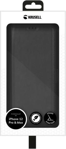 Krusell PhoneWalet iPhone 12/12 Pro 6,1" czarny/nero 62158