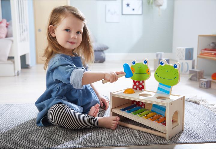 Actual product image Haba Frog Concert (Dutch, English, French, German, Italian, Spanish)