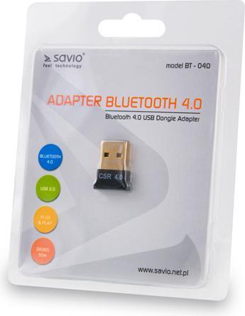 Produktbild Savio BT-040 Netzwerkkarte Bluetooth (USB)