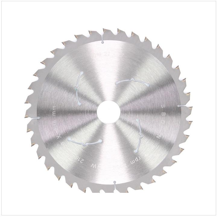 Produktbild DeWalt DT 99569 XR Handkreissägeblatt 216 mm / 30 mm mit 36 Zähnen