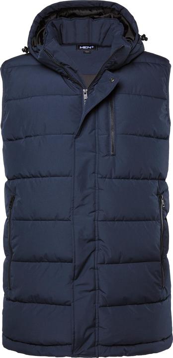 Actual product image Men+ Steppweste, Kapuze, Zipptaschen (7XL)