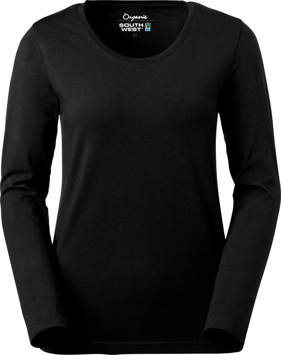Immagine prodotto Top Swede South West - T-shirt Lily, donna, nero, L 95% cotone organico, 5% elastan (L)