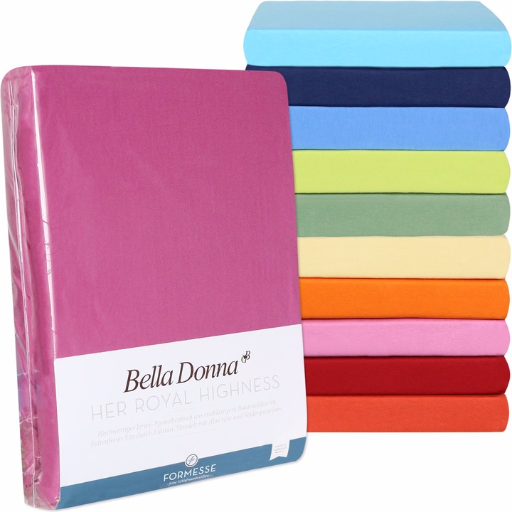 Produktbild Formesse Bella-Donna Jersey Spannbettlaken (120-130 x 200-220 cm)