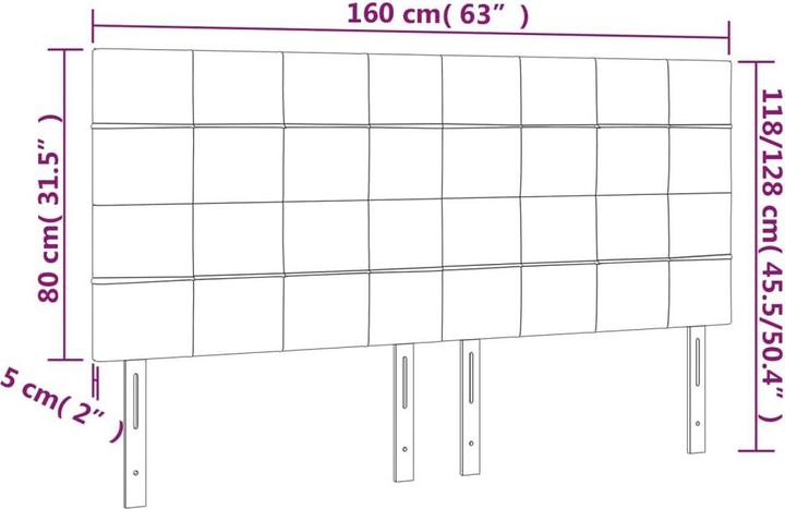 Immagine prodotto VidaXL Rome (160 x 5 x 128 cm)