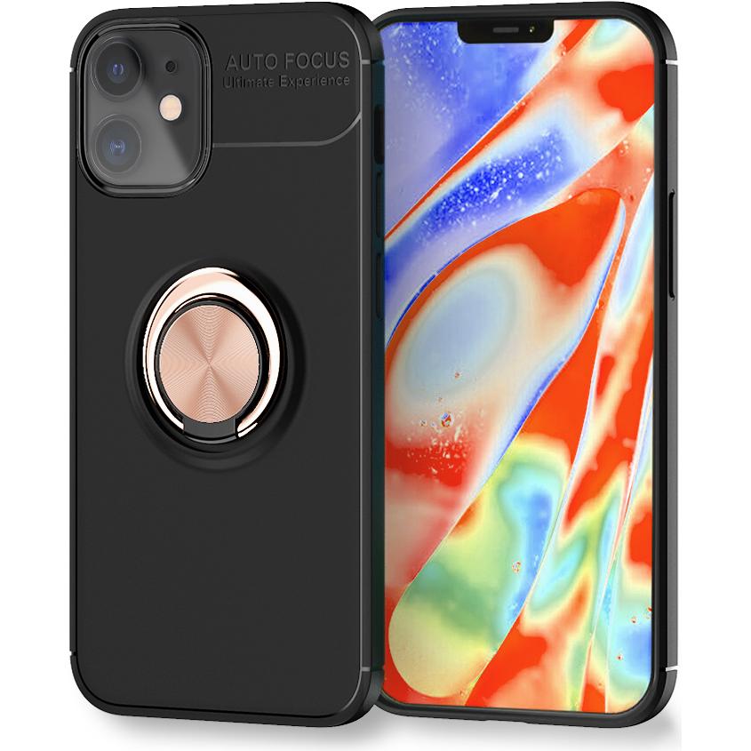 Nalia Ringhülle (Apple iPhone 12, Apple iPhone 12 Pro), Smartphone Hülle, Rosa