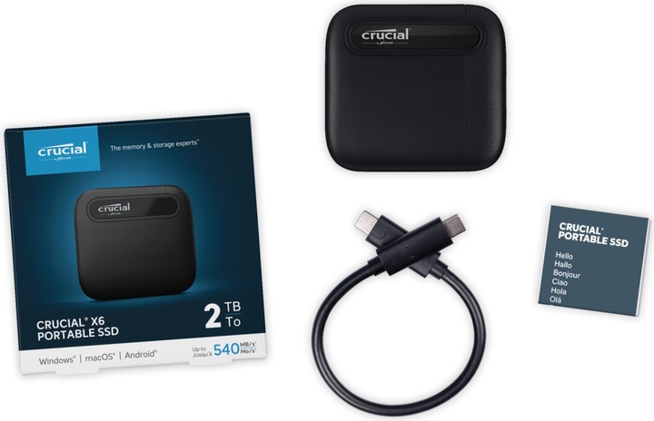 Actual product image Crucial X6 (2000 GB)