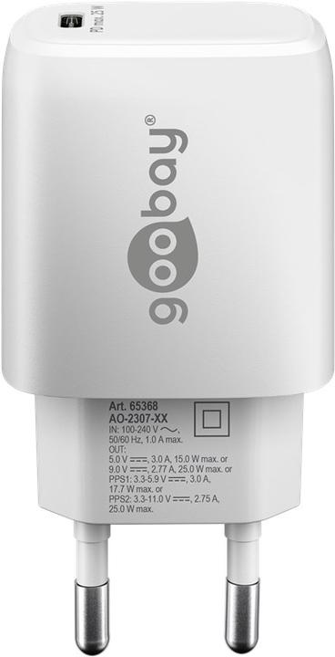 Image du produit Goobay Chargeur rapide USB-C Power Delivery Compact (25 W, 1 portion)