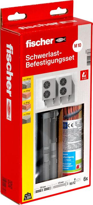 Immagine prodotto Fischer Set di fissaggio per impieghi gravosi 300 T SBS set M10 (6 pz.)