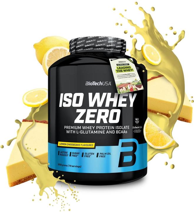 Produktbild Biotech USA Biotechusa Iso Whey Zero Premium Whey Protein Isolate Grassfed Enzyme (1 x, 908 g)