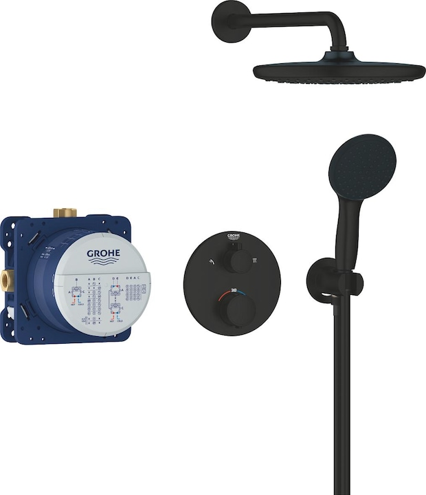 Actual product image Grohe Precision Thermostat Unterputz-Duschsystem mit Vitalio Start 250 Kopfbrause und Vitalio Start 110 Ha