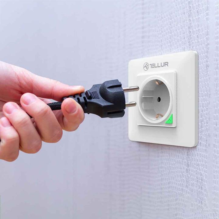 Produktbild Tellur Smart WiFi Wall Plug 3000w, 16A, white