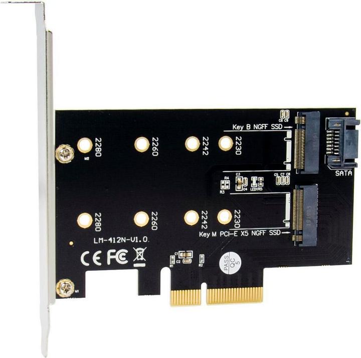 Actual product image MicroConnect Mc-Pcie-Ssdadapter