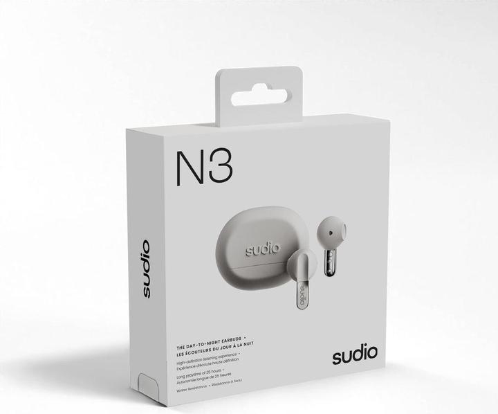 Actual product image Sudio N3 White (ANC, 5.50 h, Wireless)