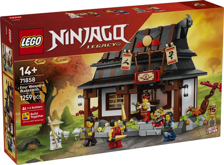 Image du produit LEGO 15-jähriges Jubiläum der Vier-Waffen-Schmiede (71858, LEGO Ninjago)