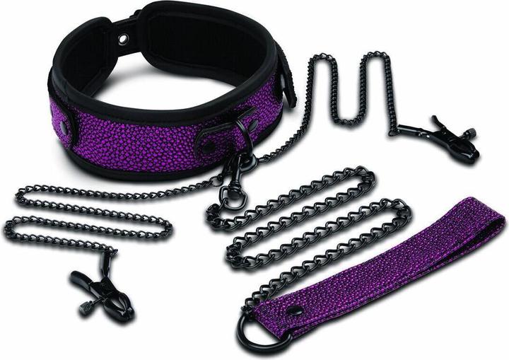 Produktbild Xgen Products Whipsmart Dragon's Lair Collar, Leash & Nipple Clips Set