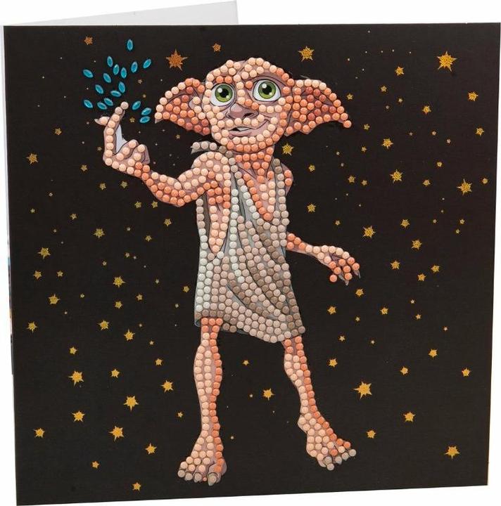 Craft Buddy Dobby the house elf, 18x18cm Crystal Art Card