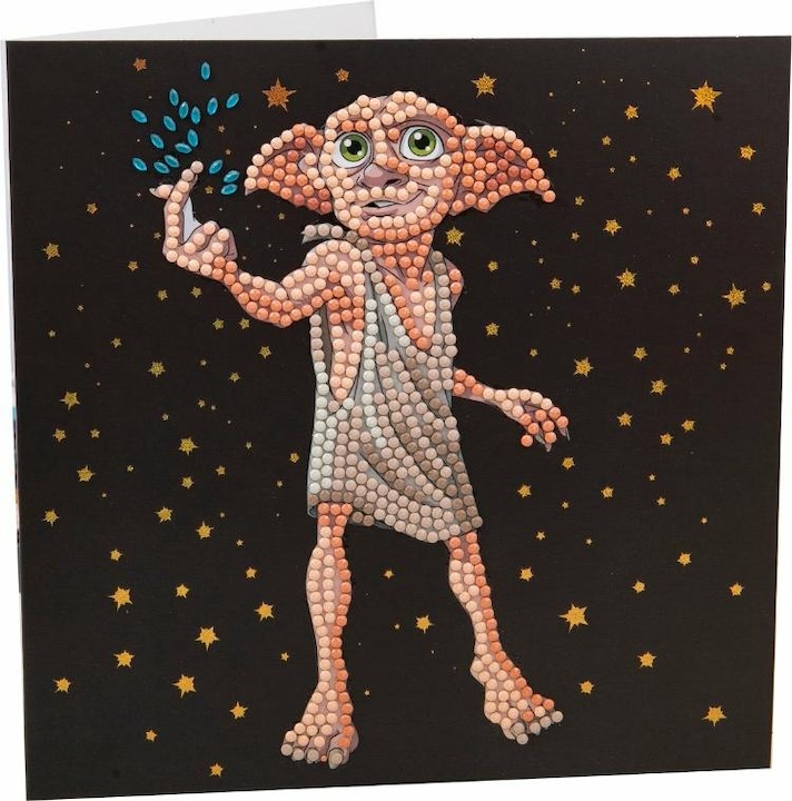 Actual product image Craft Buddy Dobby the house elf, 18x18cm Crystal Art Card