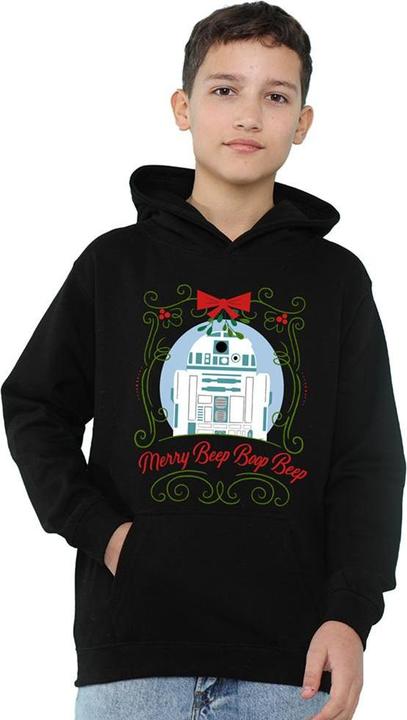 Produktbild Star Wars Merry Beep Boop Beep Kapuzenpullover weihnachtliches Design (152)