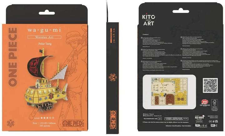 Actual product image Kito Art One Piece - Polar Tang der Heart-Piratenbande - Holzmodell