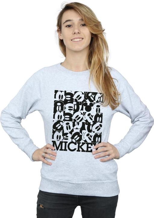 Produktbild Disney Womens/Ladies Mickey Mouse Grid Sweatshirt (M)