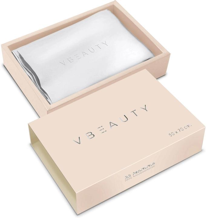 Actual product image VBEAUTY Seidenkissenbezug 65 X 100 Cm Creme (Pillowcase, 65 x 100 cm)