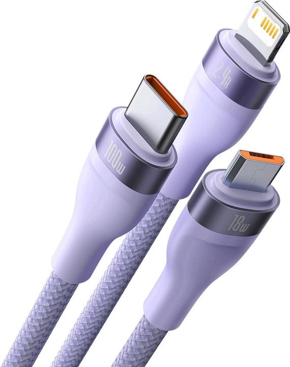 Produktbild Baseus Flash Series II (1.20 m, USB 2.0, 100 W)