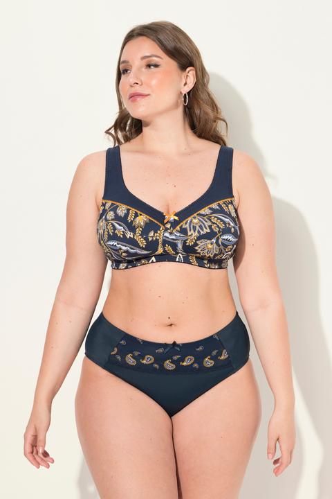 Image du produit Ulla Popken Soutien-gorge de maintien, imprimé floral. Sans armatures - bonnet C-F (85 C)