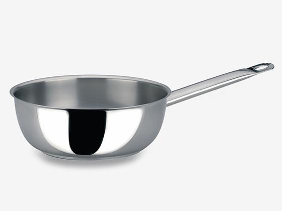 Actual product image Sitram Sauteuse conical-3 ply glossy polished 18 mm (Stainless steel)