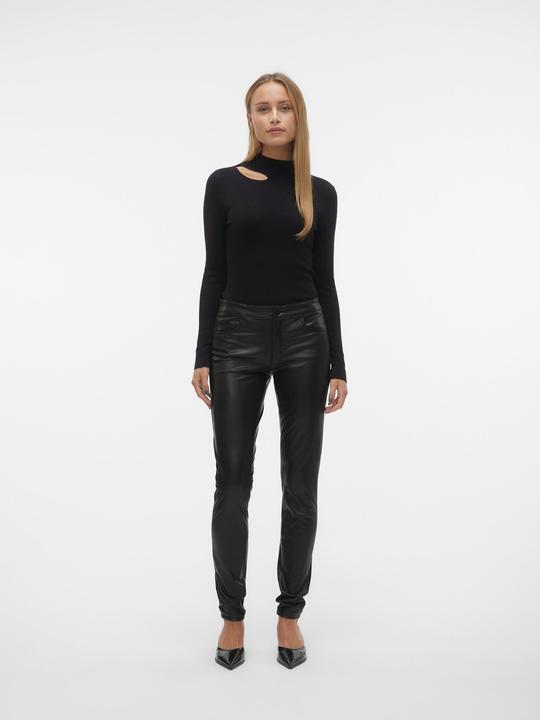 Actual product image Vero Moda VMLUXE MR SLIM PL PANTS Trousers (32)