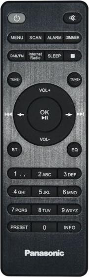 Produktbild Panasonic RF-D40EG-K (FM, DAB+, Internetradio, UKW, WLAN, Bluetooth)